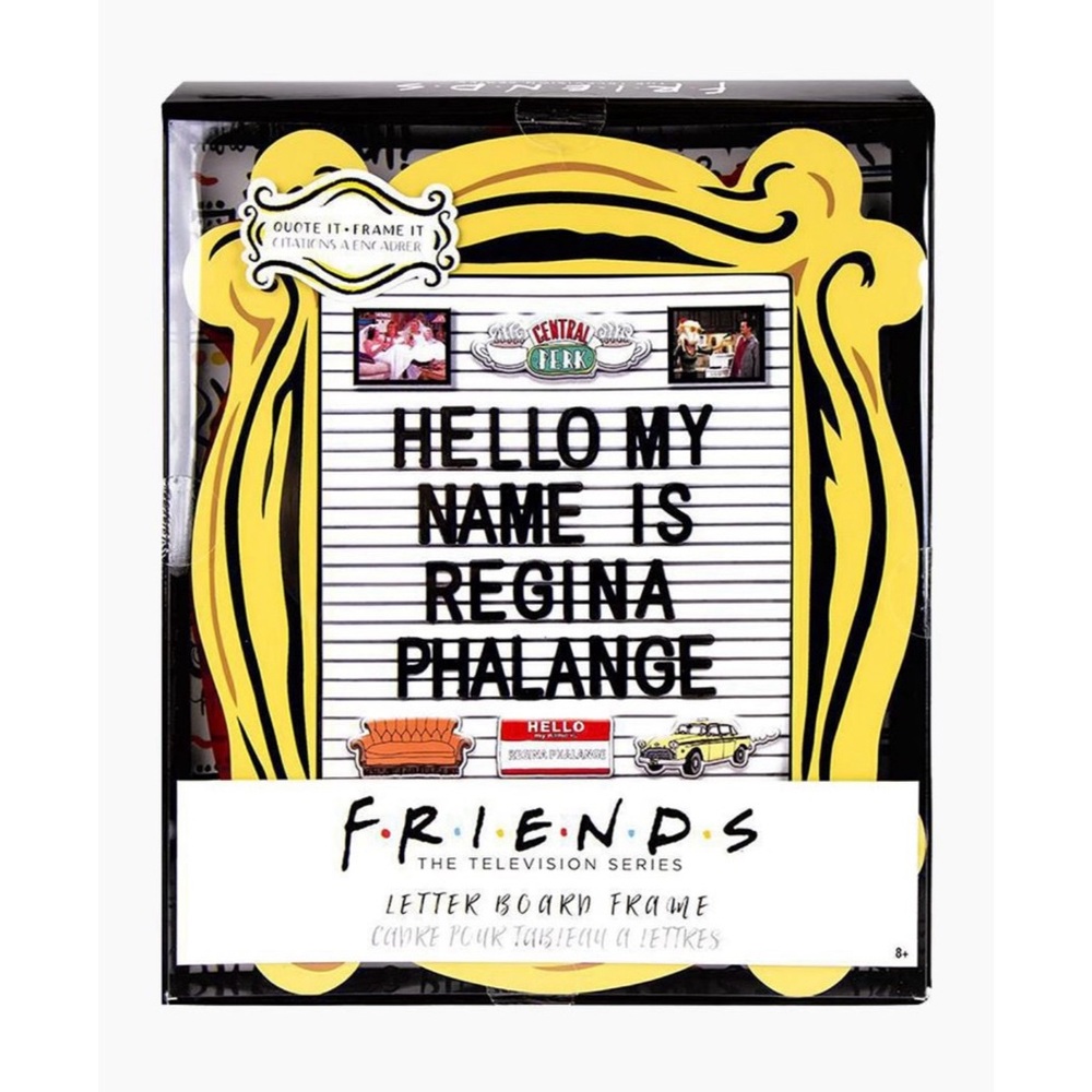 🆕 FRIENDS letter frame ❤️💛💙